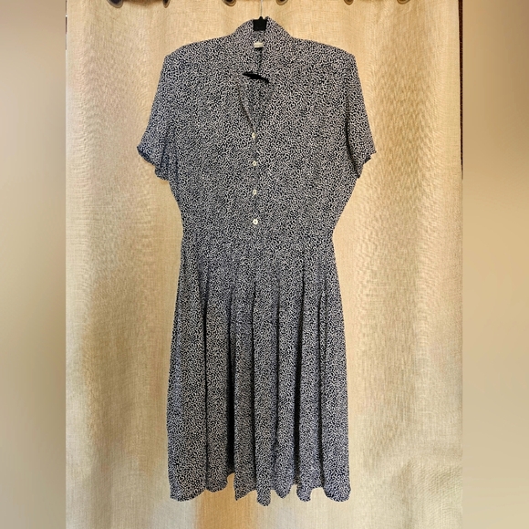 Dot Patterned Dress - Picture 1 of 9